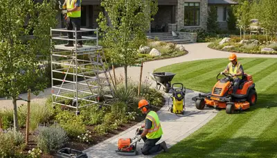 Columbia, MO tree service team providing landscaping, tree care, and property maintenance