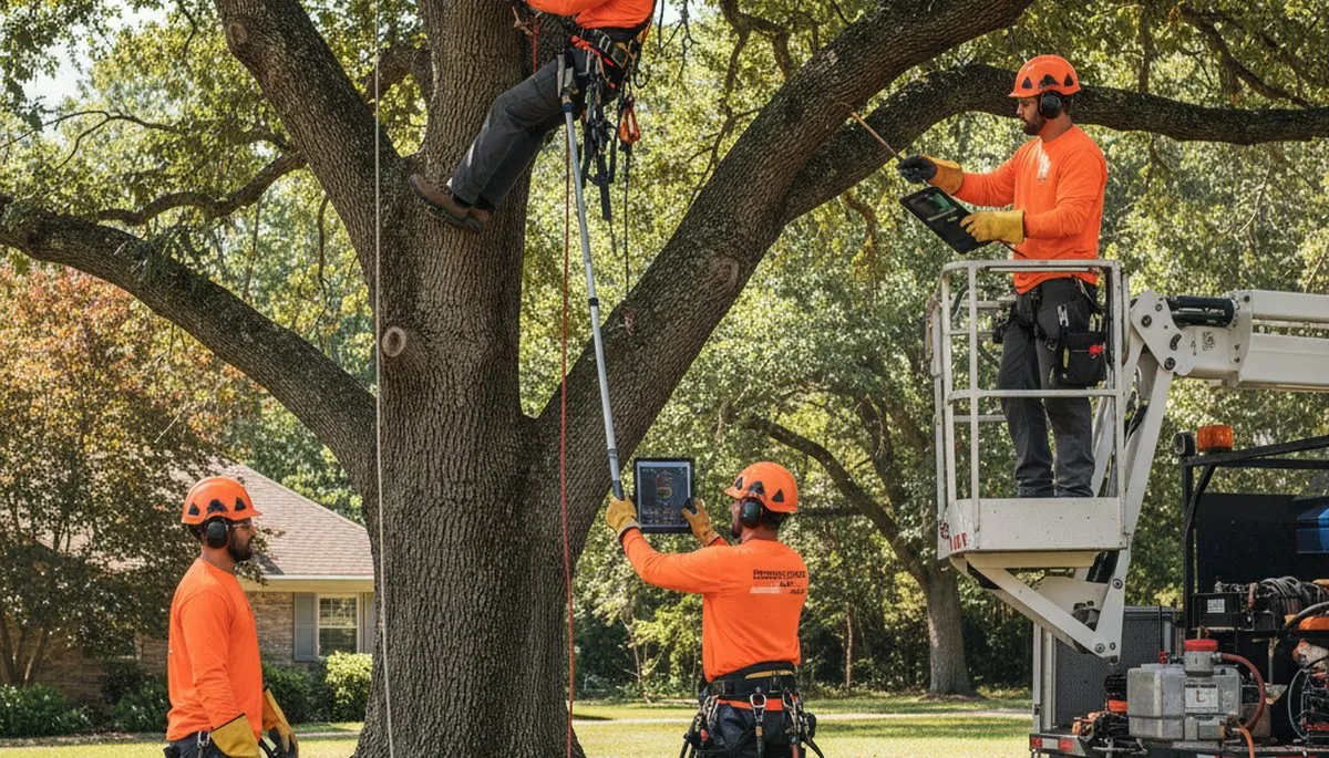 Arbor Tree Care treating diseased trees in Columbia, MO to stop fungal and pest damage