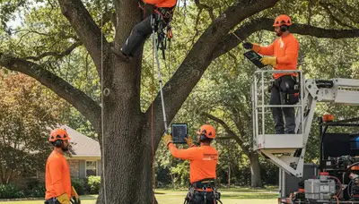 Arbor Tree Care treating diseased trees in Columbia, MO to stop fungal and pest damage