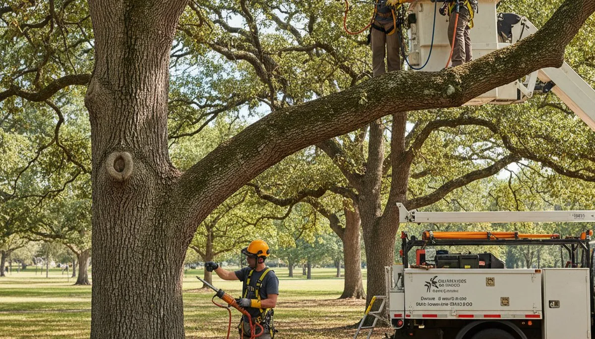 Columbia, MO arborist treating tree disease to protect healthier trees
