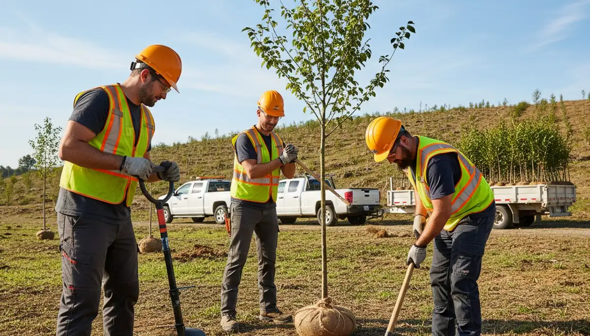 Tree planting service in Columbia, MO for healthy landscape and property improvement