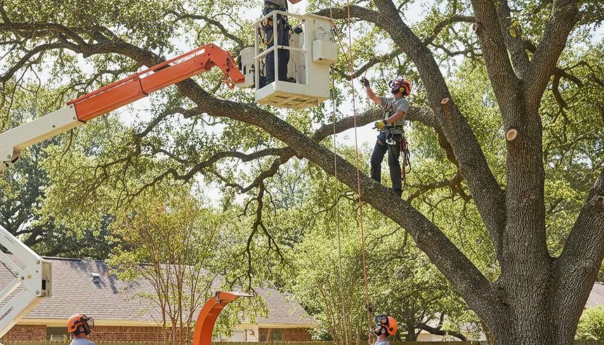 Professional tree trimming service in Columbia, MO, maintaining healthy and balanced trees